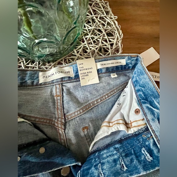 ‼️SOLD‼️ BNWT Aritzia Denim Forum The Boyfriend High-rise Loose jeans - Picture 8 of 9